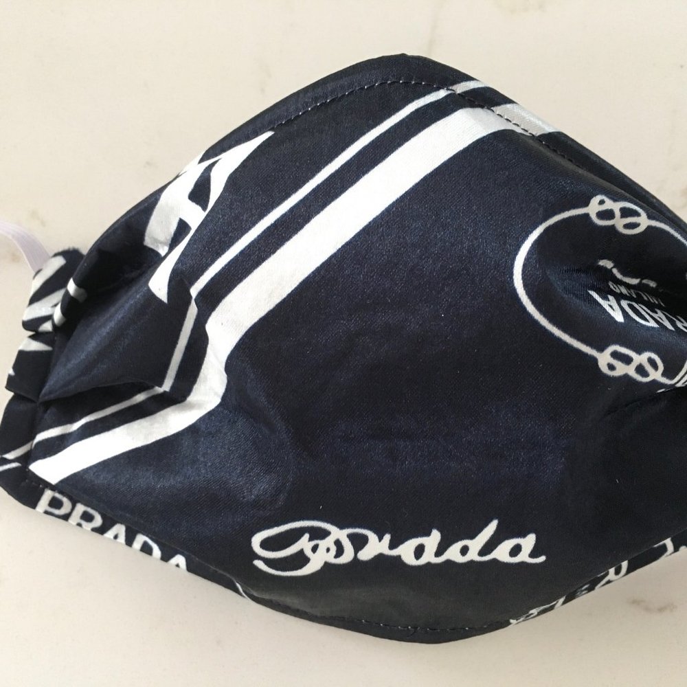 Silk Face Mask from Prada Silk Scarf #1